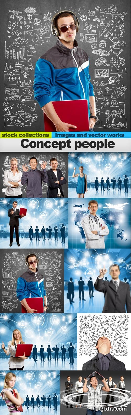 Concept people, 10 x UHQ JPEG