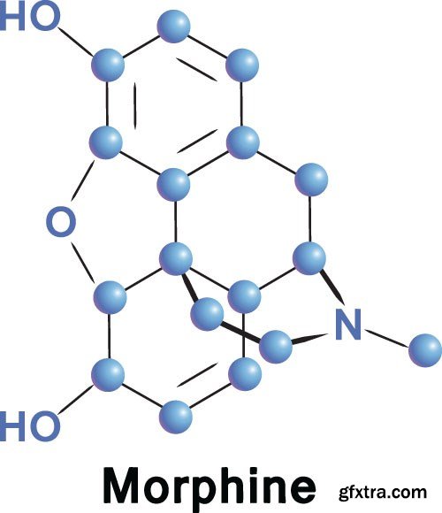 Molecule structure, 15 x EPS