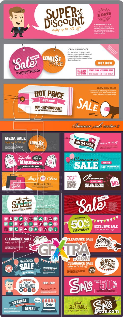 Banner sale vector 2