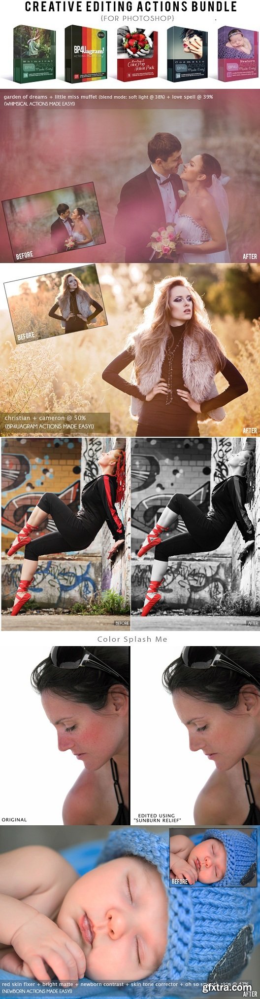 Creative Editing Photoshop Actions Bundle