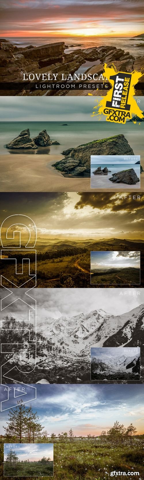 Lovely Landscapes Lightroom Presets - CM 200086