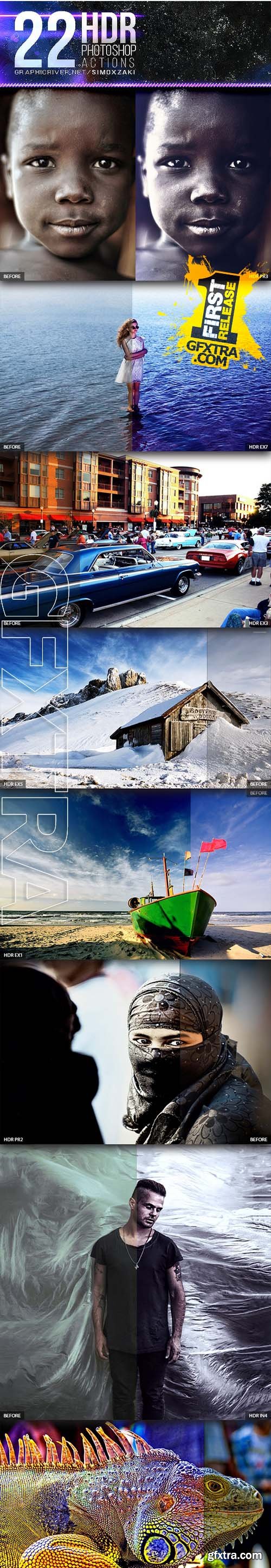 22 HDR Photoshop Actions - GraphicRiver 10590559