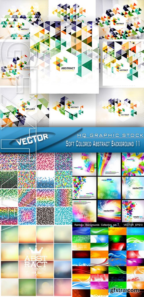 Stock Vector - Soft Colored Abstract Background 11