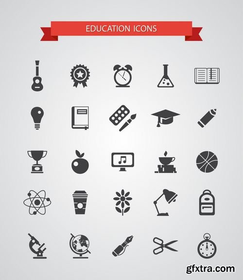 Set of Vector Flat Design Icons