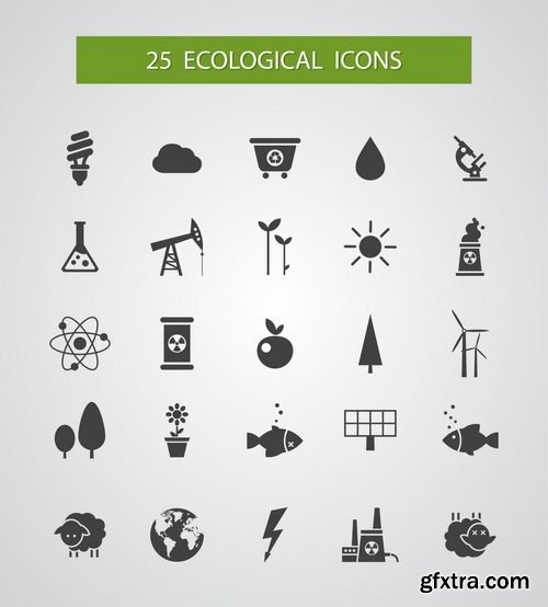 Set of Vector Flat Design Icons