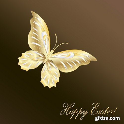 Stock Vectors - Butterfly 5, 25xEPS