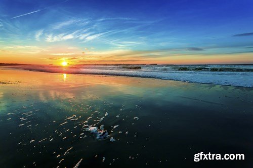 Sea sunset, 10 x UHQ JPEG