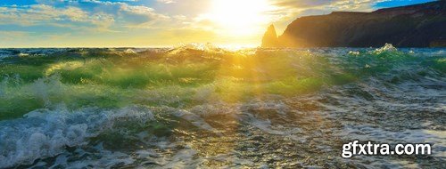 Sea sunset, 10 x UHQ JPEG