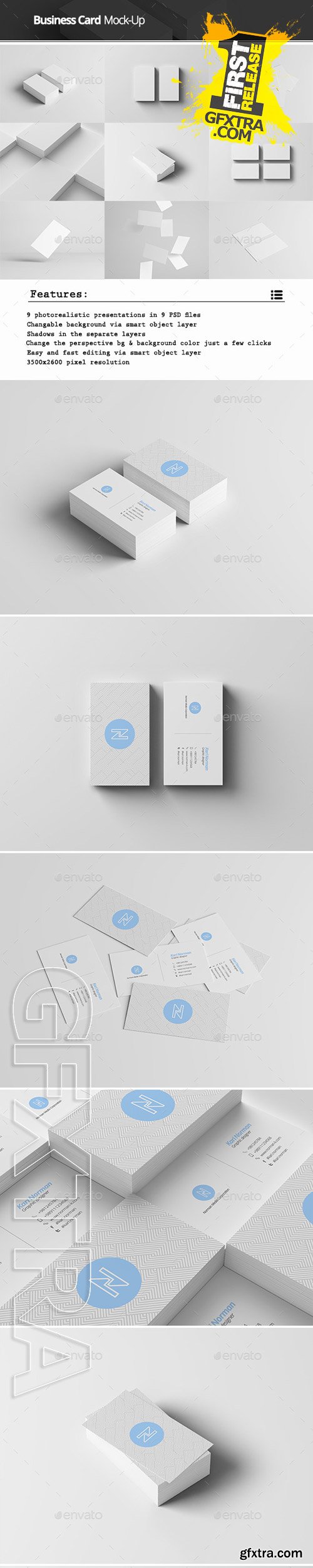 GraphicRiver - Business Card Mock-Up 10503809