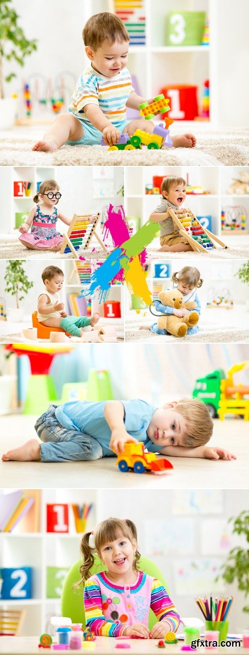 Stock Photo - Kids Playing