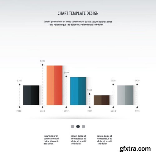 Stock Vectors - 3D Infographic Chart 10, 25xEPS