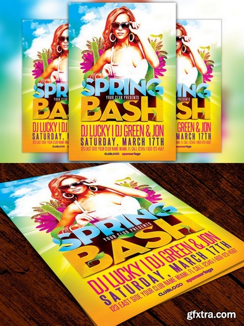 Spring Bash Flyer Template - CM 210174