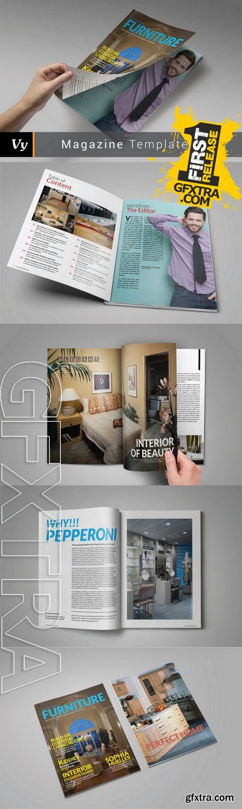 Furniture Magazine Template - CM 210389