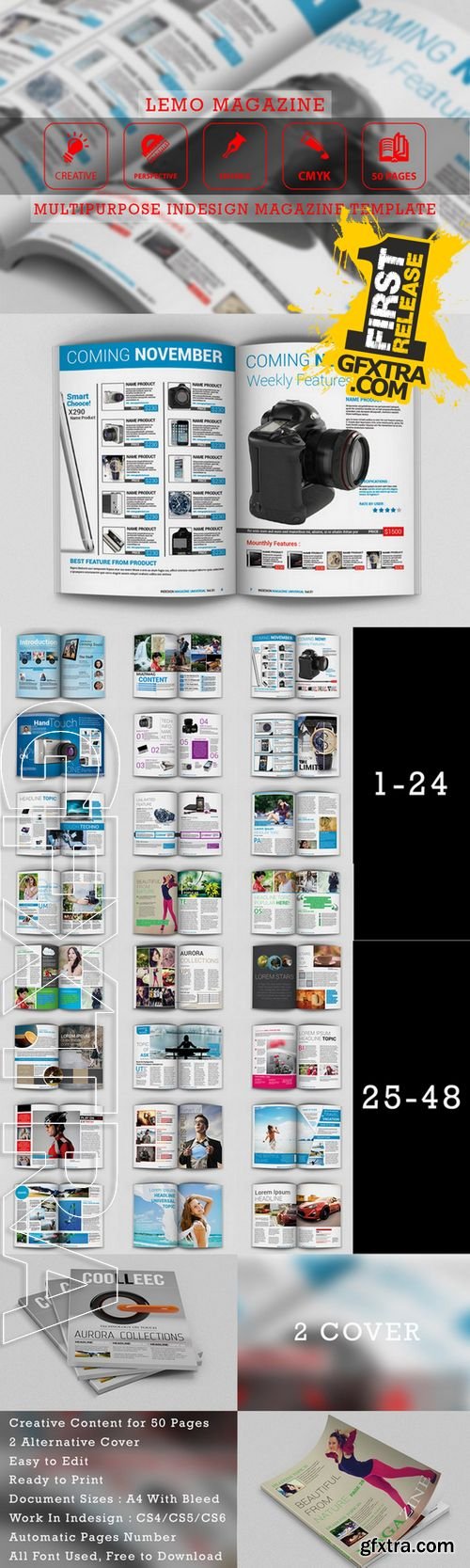 Lemo - Indesign Magazine Templates - CM 201873