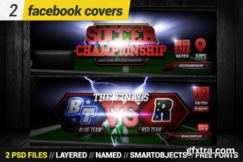 2 Sport Event Facebook Covers - CM 210459