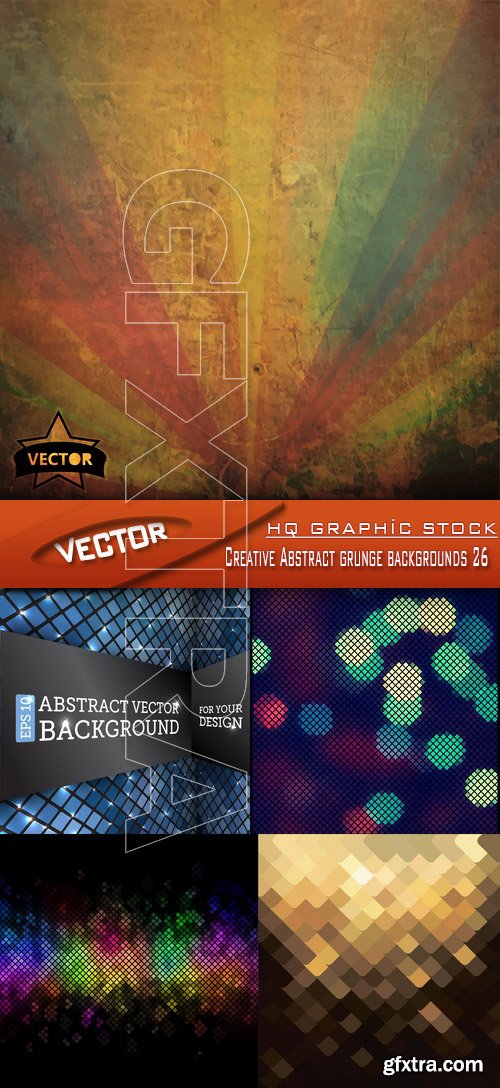 Stock Vector - Creative Abstract grunge backgrounds 26