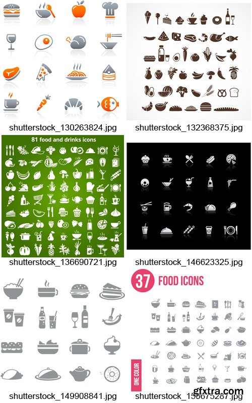 Amazing SS - Food Icons, 25xEPS