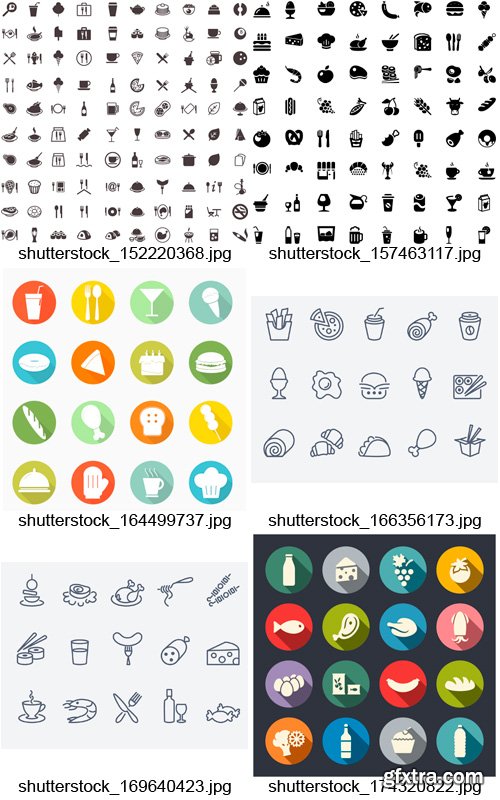 Amazing SS - Food Icons, 25xEPS