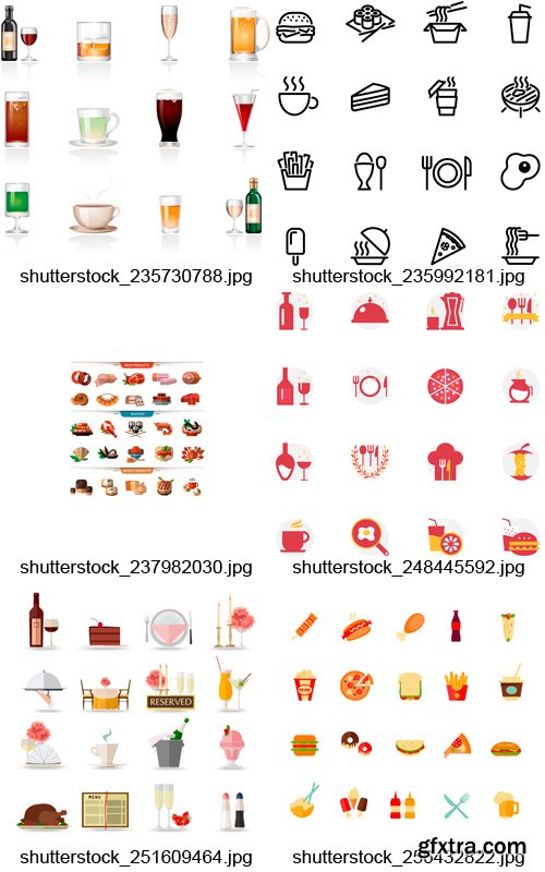 Amazing SS - Food Icons, 25xEPS