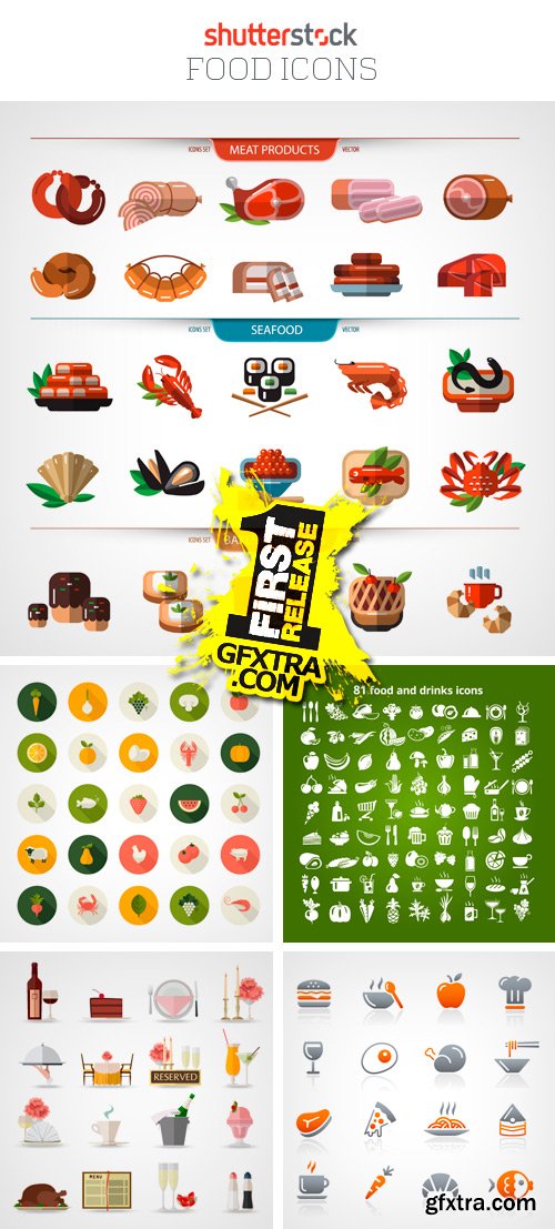 Amazing SS - Food Icons, 25xEPS