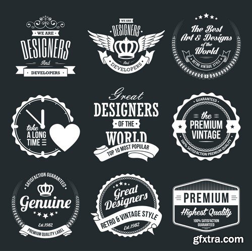 Vector icons and logos - 25x EPS