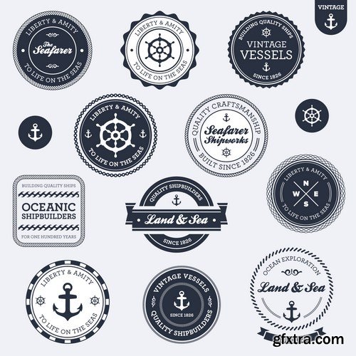 Vector icons and logos - 25x EPS