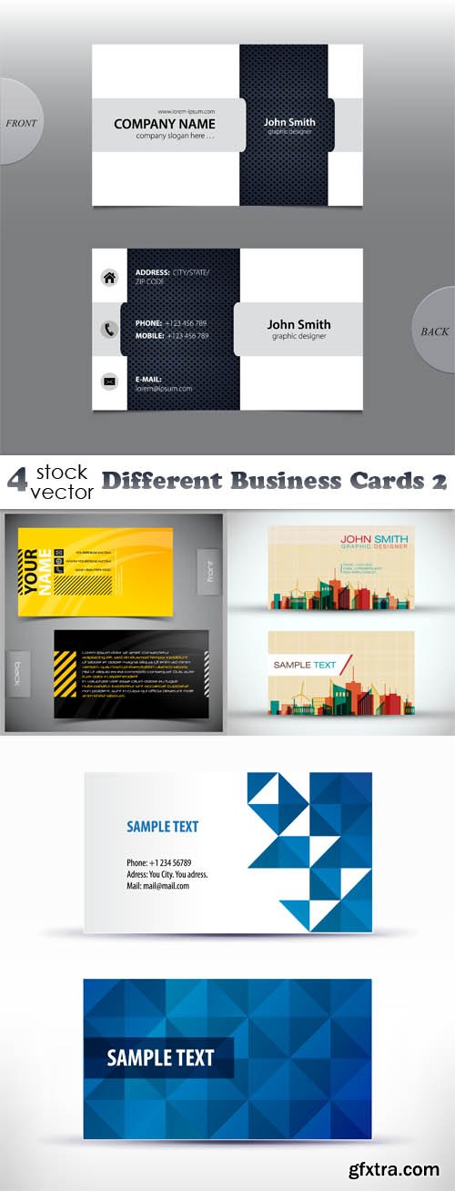 Vectors - Different Business Cards 2