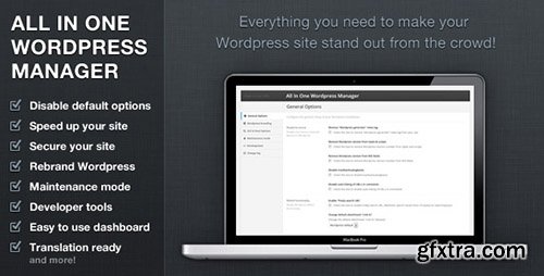 CodeCanyon - All In One Wordpress Manager v1.0.5