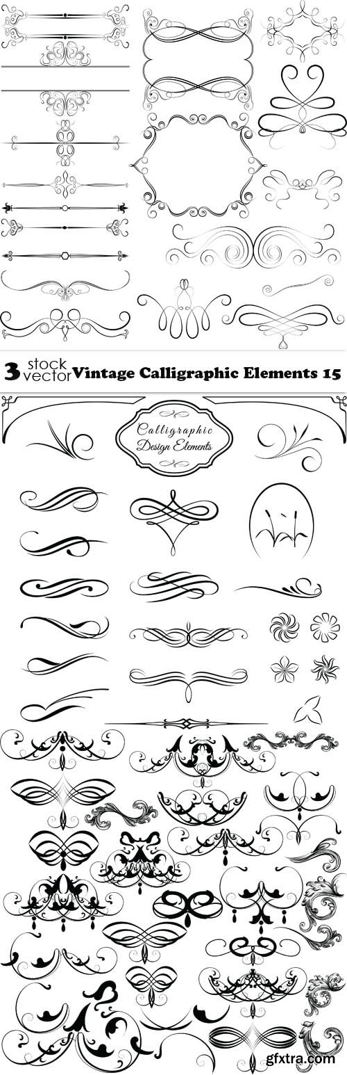 Vectors - Vintage Calligraphic Elements 15