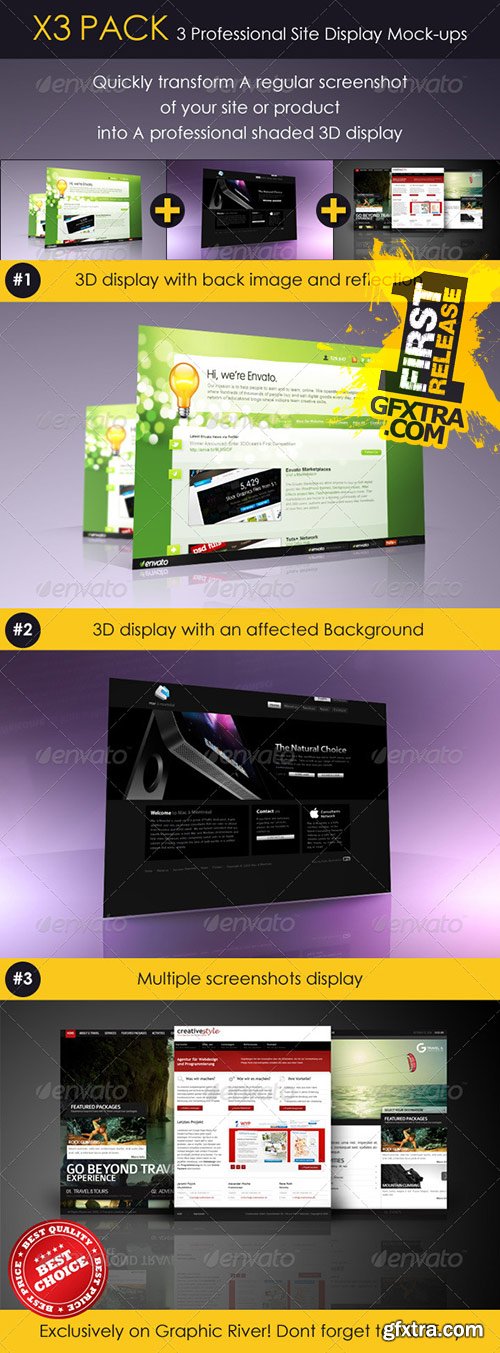 GraphicRiver - Professional 3d Web Display 135291