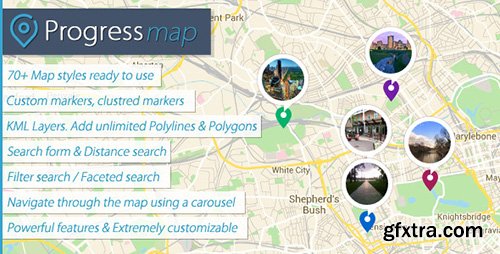 CodeCanyon - Progress Map v2.7.3 Wordpress Plugin