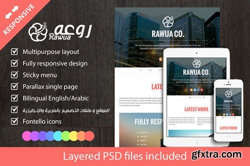 CodeGrape - Rawua – HTML Responsive Single Page – Bi-lingual Theme