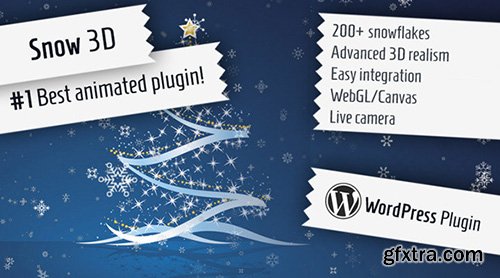 CodeCanyon - Snow 3D v1.0.1 - Christmas Plugin for WordPress