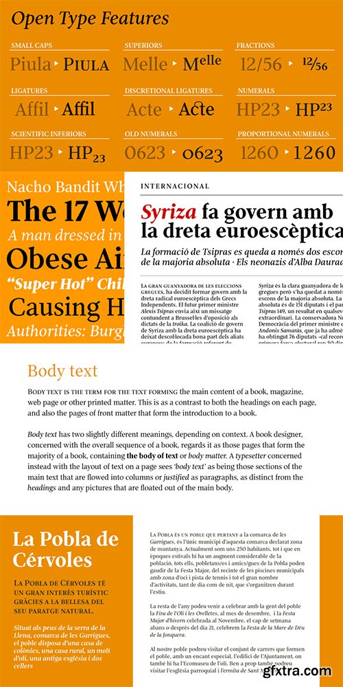 Pobla Font Family - 12 Fonts $264