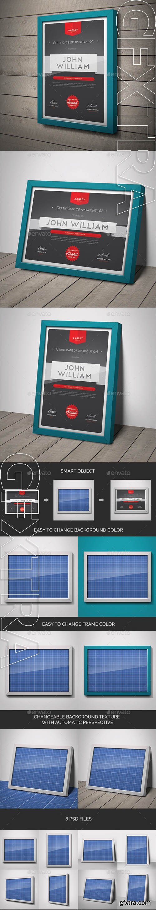 Certificate Mock-up - GraphicRiver 10563422