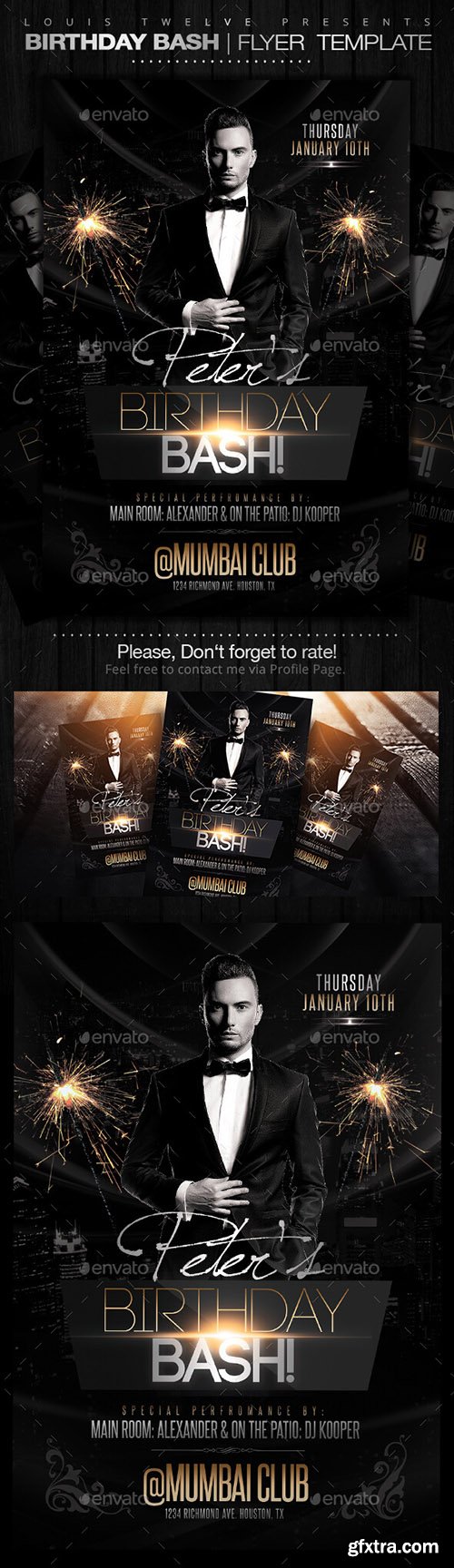 GraphicRiver Birthday Bash Flyer Template 9836021