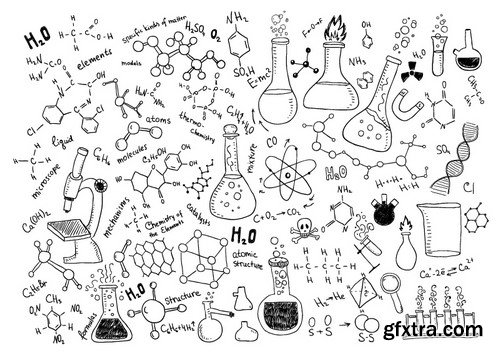 Chemical elements - 25x EPS