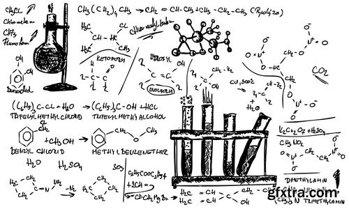 Chemical elements - 25x EPS