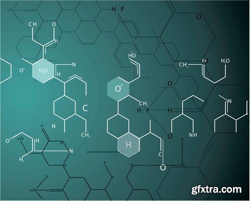 Chemical elements - 25x EPS