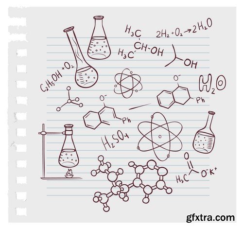 Chemical elements - 25x EPS