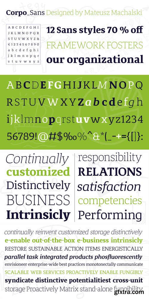 Corpo Serif Font Family $150