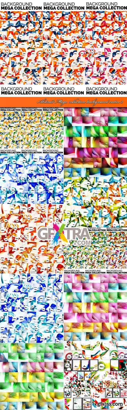 Abstract Mega collection background vector 2