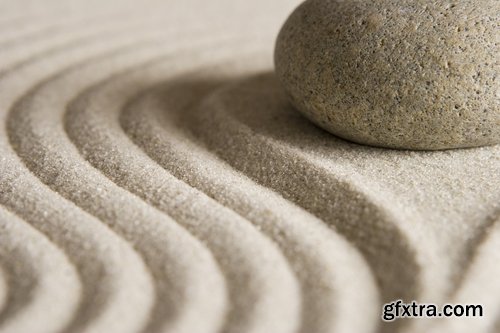 Collection of Zen meditation garden Japanese stone sand 25 HQ Jpeg