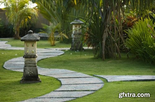 Collection of Zen meditation garden Japanese stone sand 25 HQ Jpeg