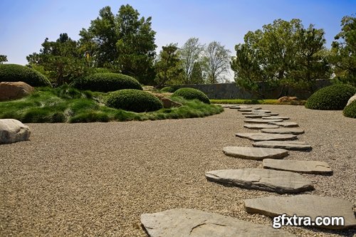 Collection of Zen meditation garden Japanese stone sand 25 HQ Jpeg