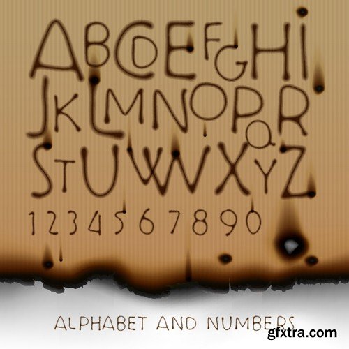 Stock Vectors - Alphabet 10, 25xEPS