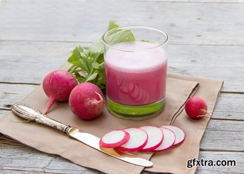 Collection of delicious red white radish salad with radish 25 HQ Jpeg