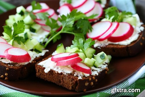 Collection of delicious red white radish salad with radish 25 HQ Jpeg