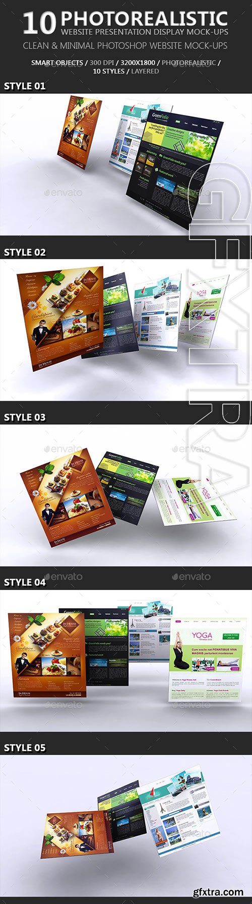 GraphicRiver - Website Presentation Display Mockup 881661