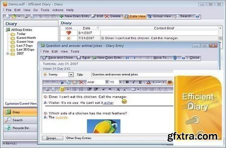 Efficient Diary Pro v3.81 Build 383 Portable
